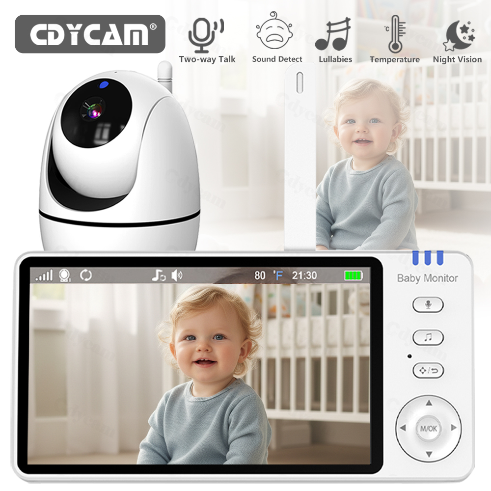 Baby Products Video - 5'' Baby Monitor with Camera Wireless
