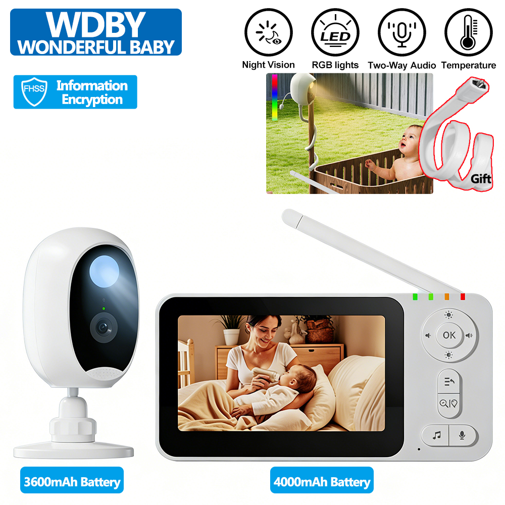 Baby Products Video - 4.3-inch Intelligent Baby Monitor Camera with