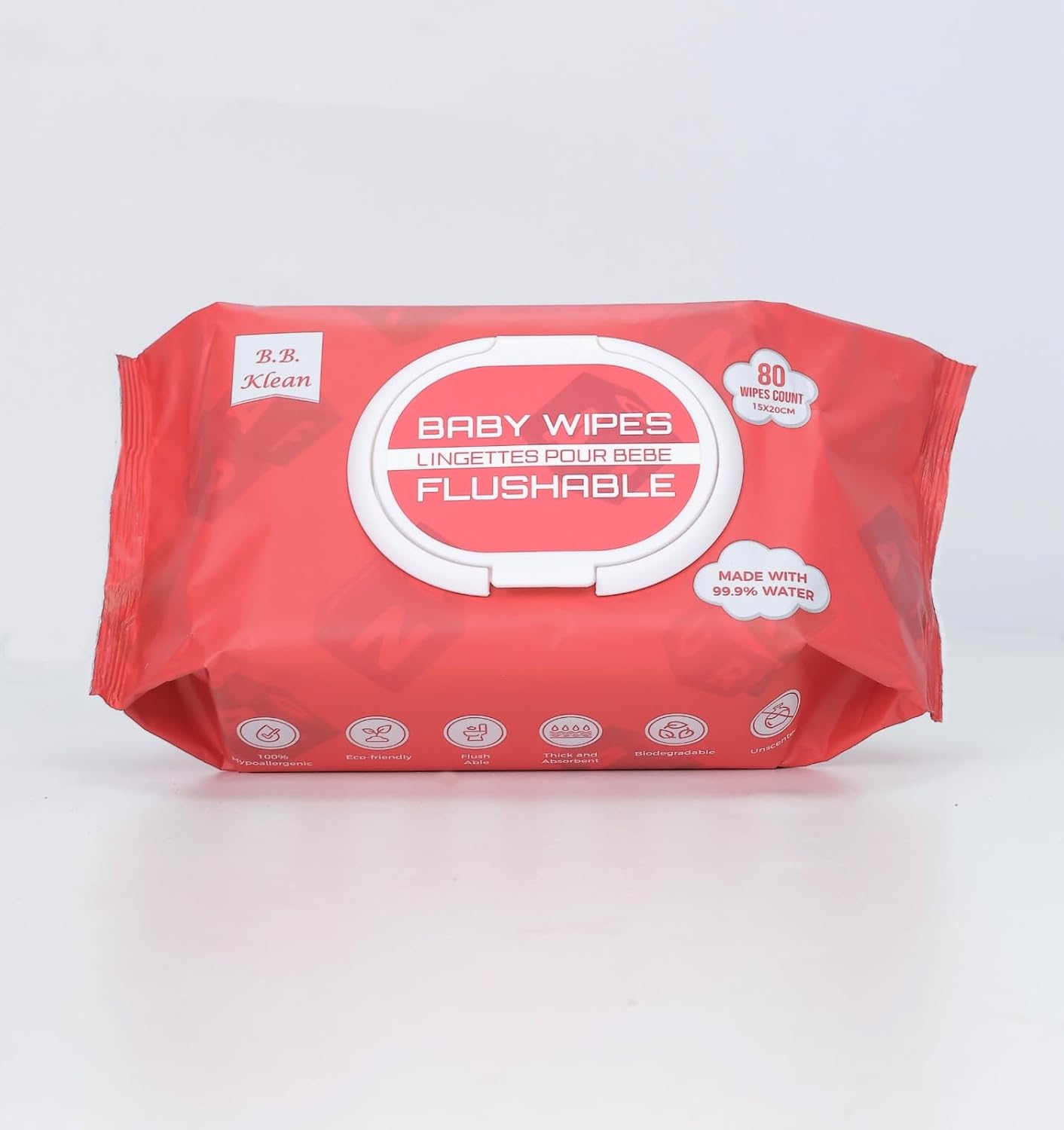 Baby Products For Sensitive Skin - Flushable Baby Wipes | Hypoallergenic |