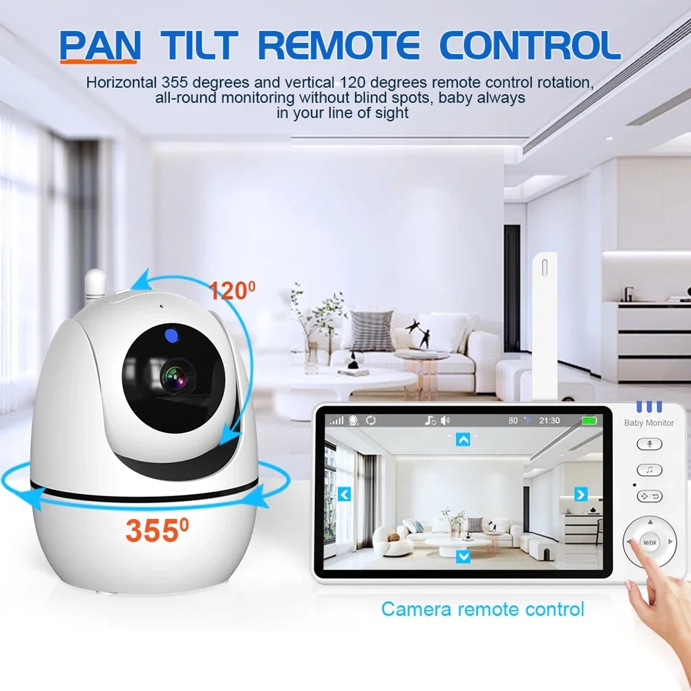 5'' Baby Monitor with Camera W - Baby Products Video review and price