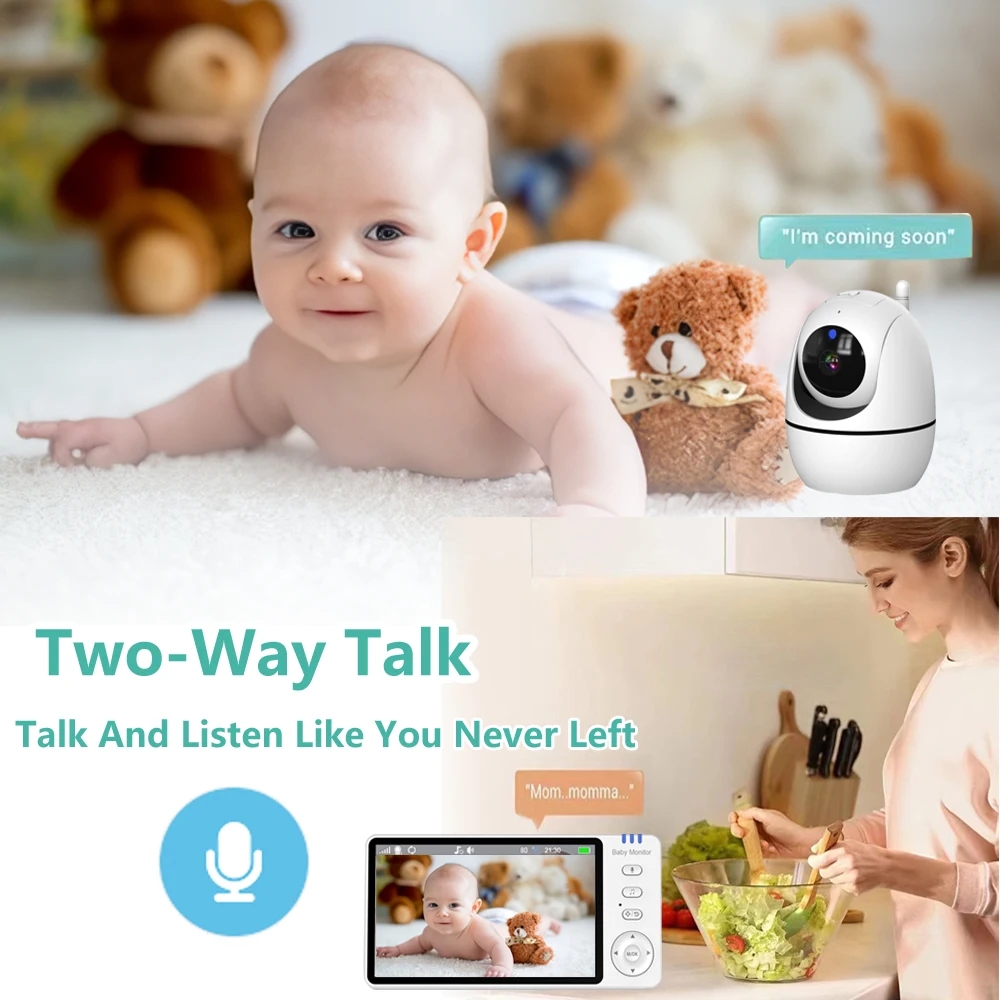 5'' Baby Monitor with Camera W - Baby Products Video review and price