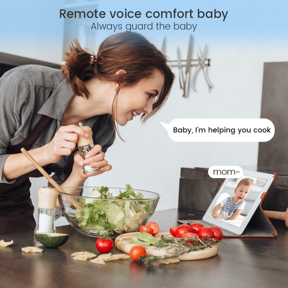 4MP WiFi xiaovv indoor Baby Mo - Baby Products Video review and price