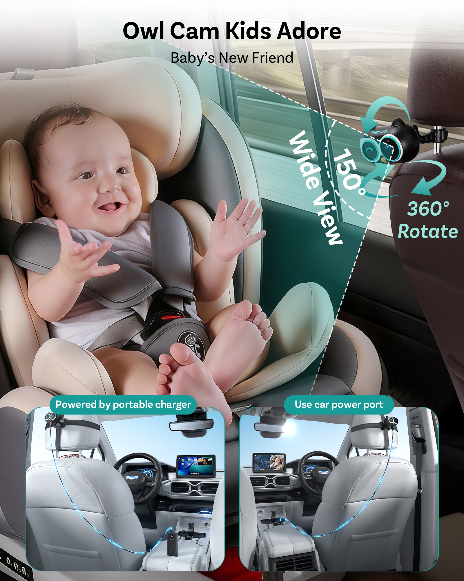 OTTOCAST Cabin Care Wired to W - Baby Products Video review and price
